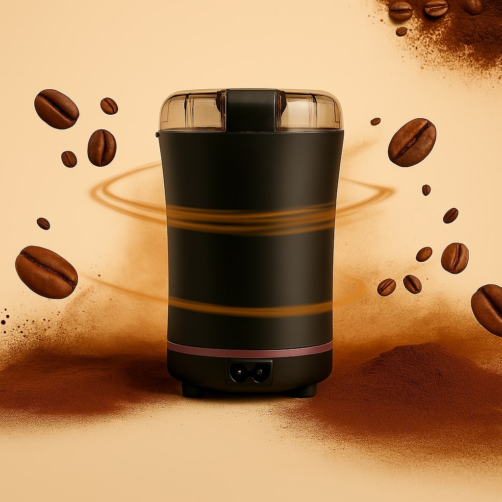 Vielseitige elektrische Kaffeemühle für perfekte Ergebnisse