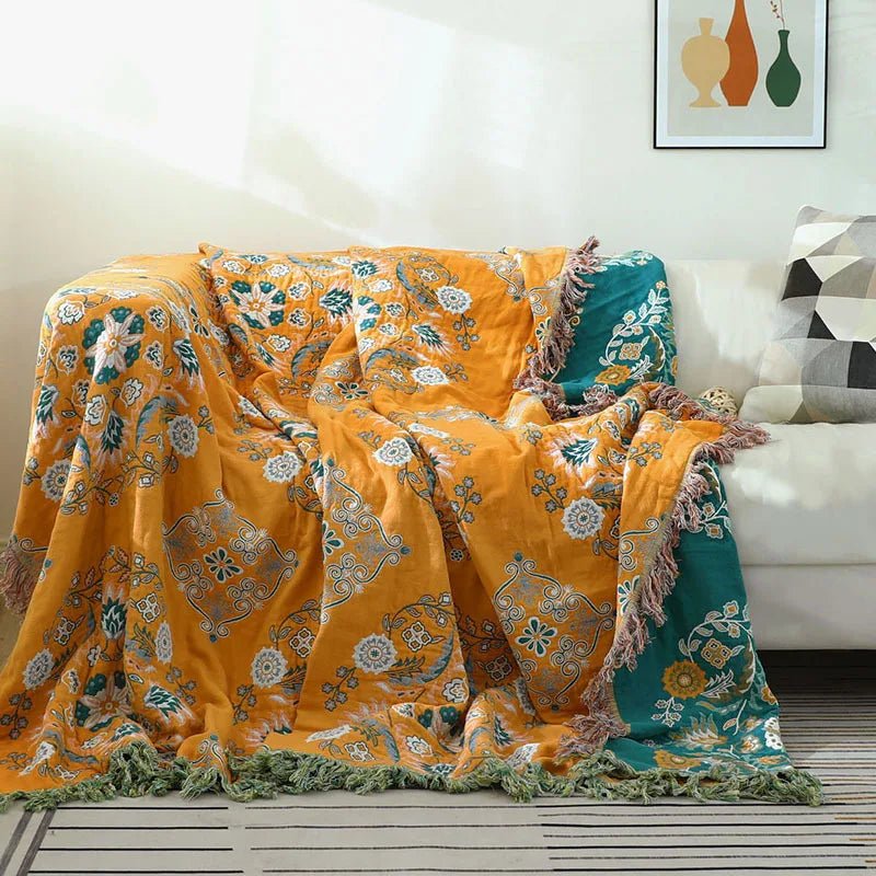 Luxurious Cotton Blanket for Stylish Comfort