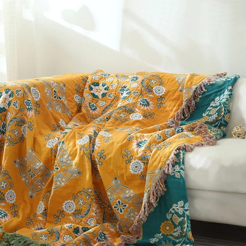 Luxurious Cotton Blanket for Stylish Comfort