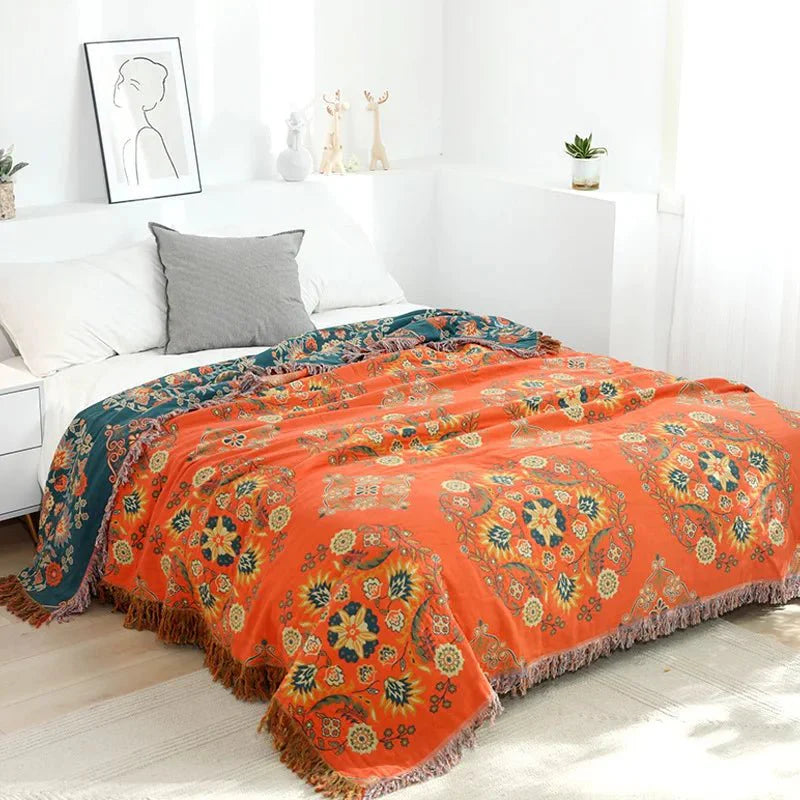 Luxurious Cotton Blanket for Stylish Comfort