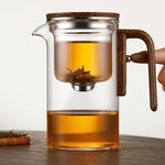 Elegante Glasteekanne mit Infuser für perfekten Teegenuss