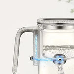 Elegante Glasteekanne mit Infuser für perfekten Teegenuss