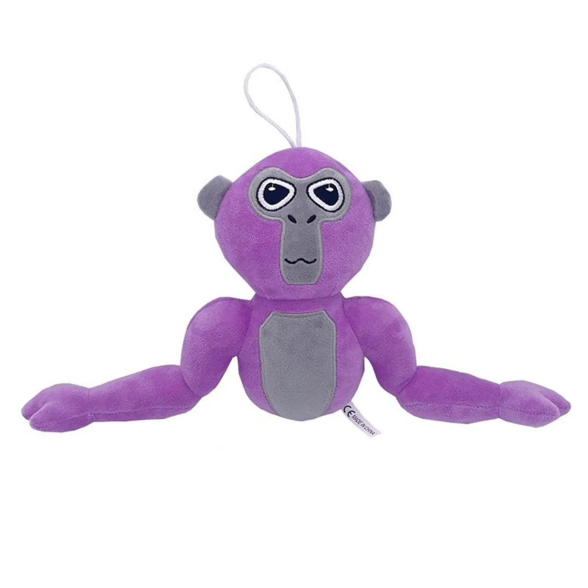 Plüschfigur eines bunten Affen