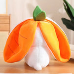 Kuschelhase mit Geheimversteck – Karotten- oder Erdbeer-Design