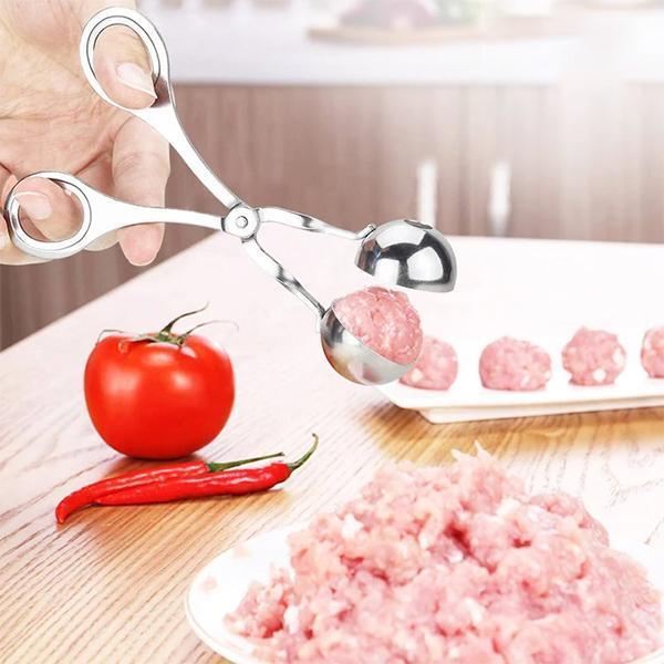 Edelstahl Bällchenformer für perfekte Fleischbällchen | GourmetChef