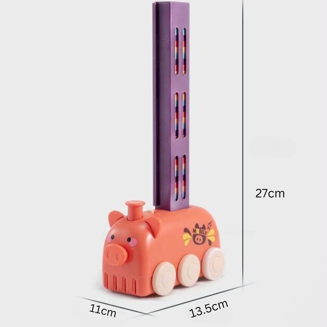 Tierautos für unterhaltsames Domino-Spiel