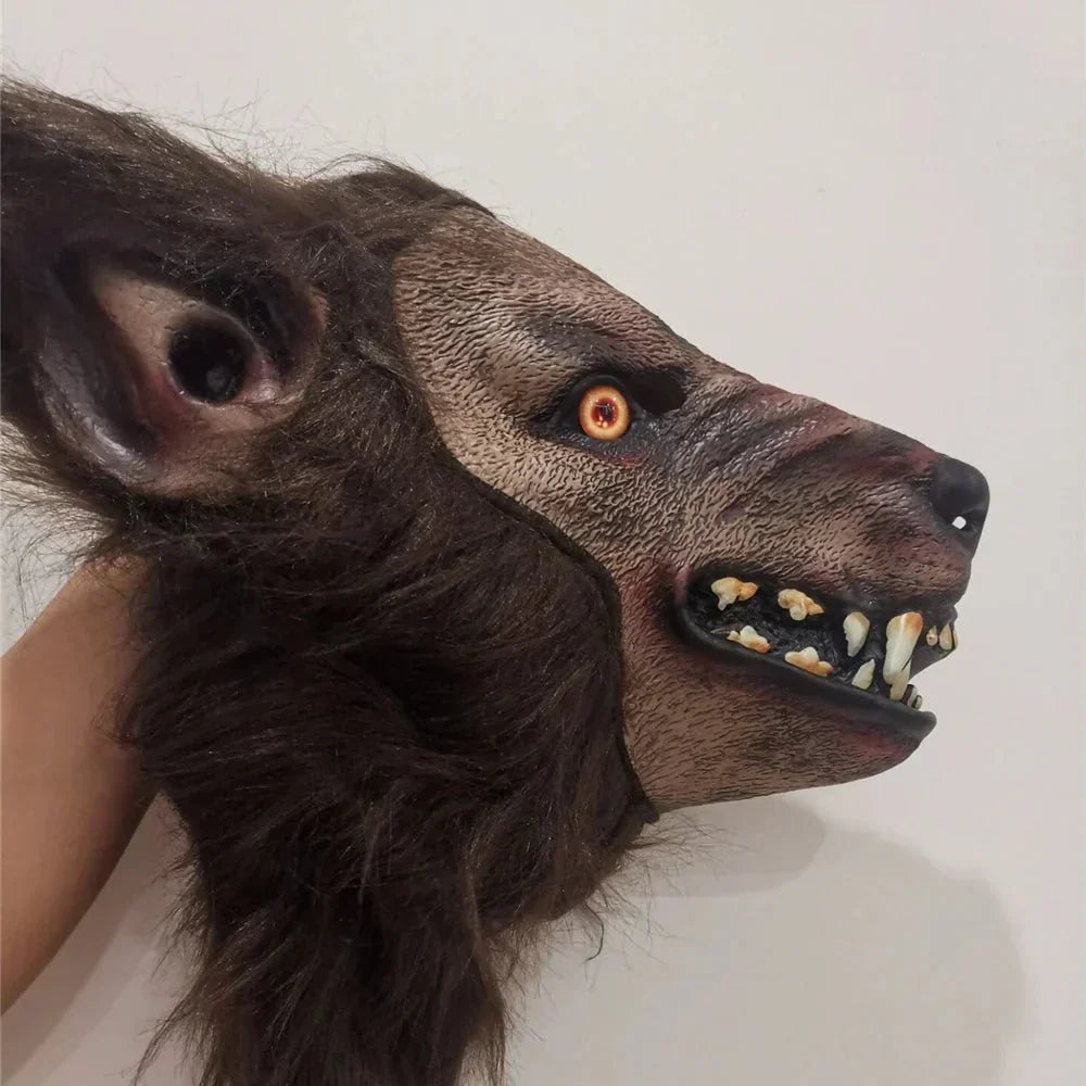 Realistic Werewolf Mask for Halloween and Cosplay - Unisex Design