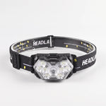 Motion-Sensing Rechargeable Headlamp for Outdoor Use