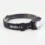 Motion-Sensing Rechargeable Headlamp for Outdoor Use