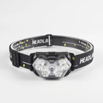 Motion-Sensing Rechargeable Headlamp for Outdoor Use