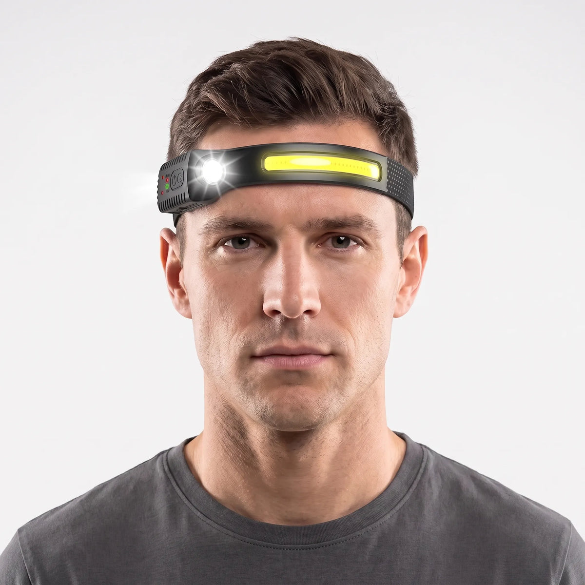 Outdoor Activities Headlamp with Rechargeable Wide Beam