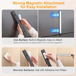 Set of 2 Magnetic Motion Sensor Under-Cabinet Rechargeable Lights