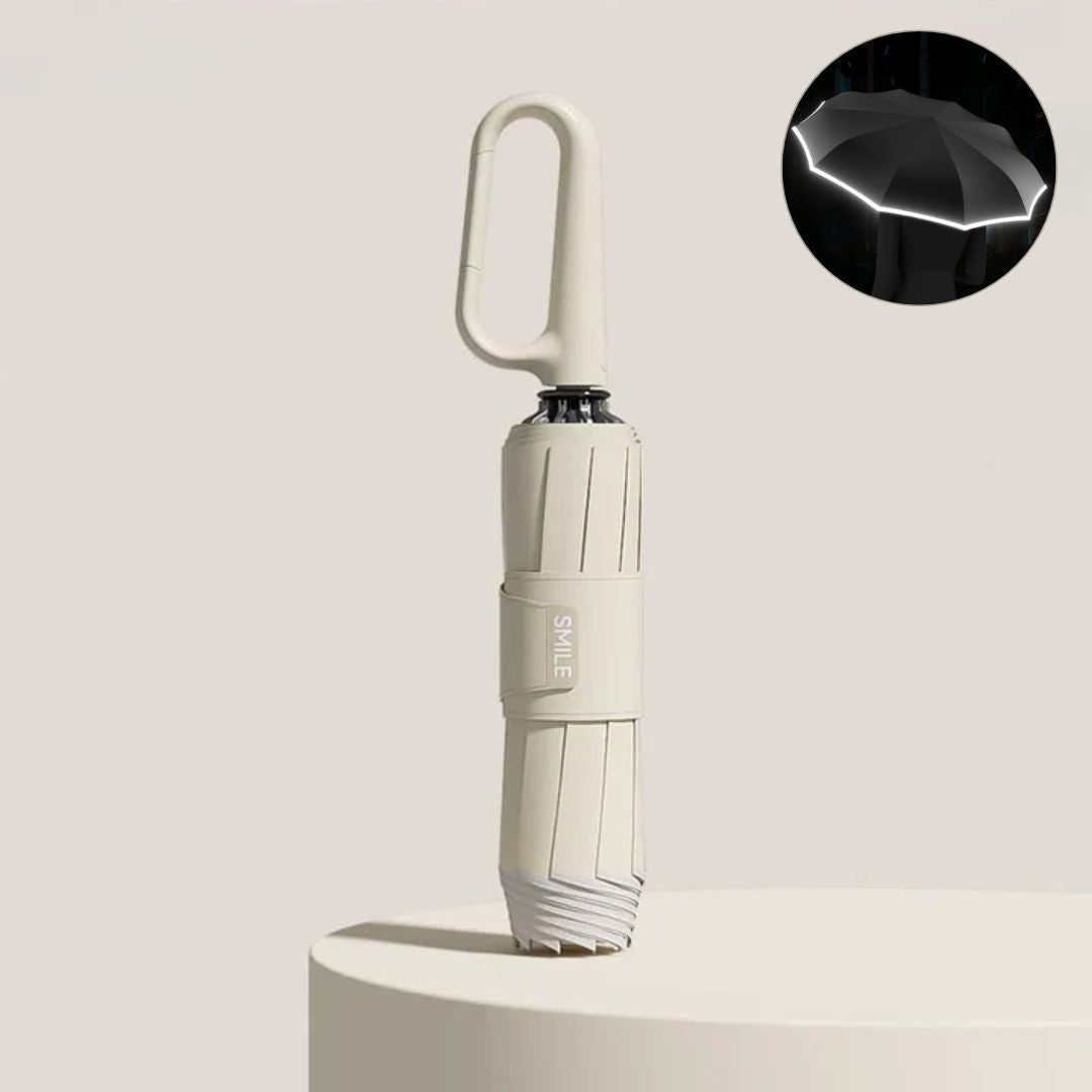 Robuster Regenschirm mit Reflektoren für optimale Sichtbarkeit