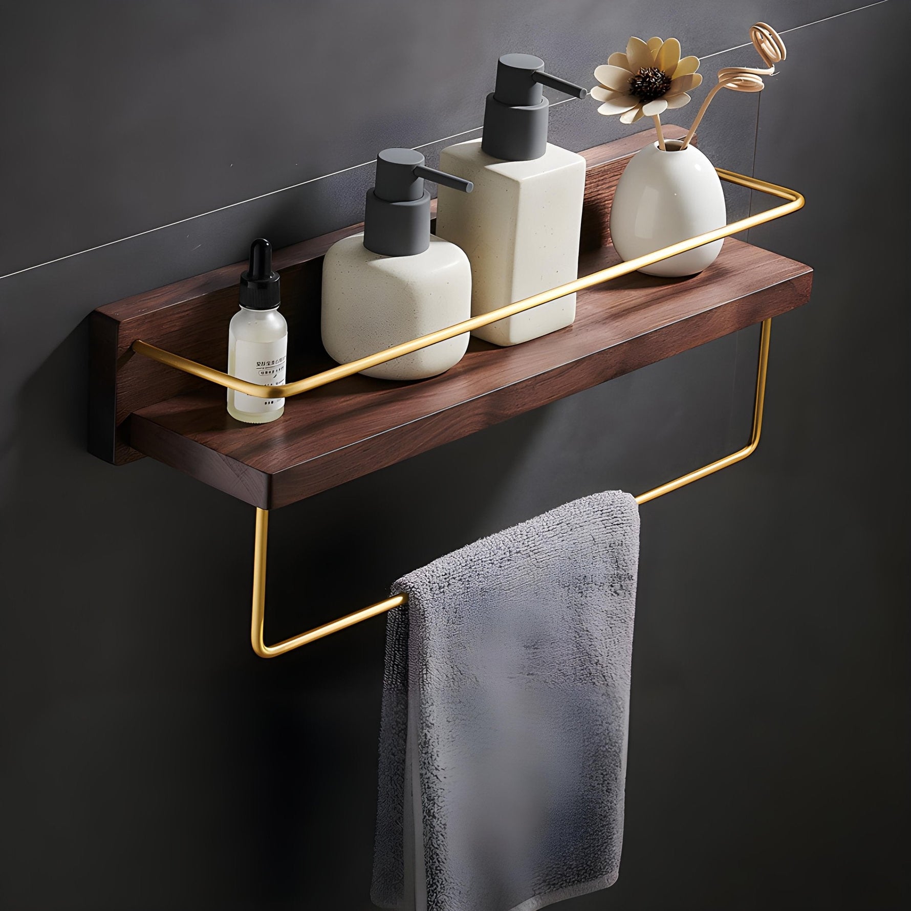 BambooStyle - Elegant Wall Shelf for an Organized Home