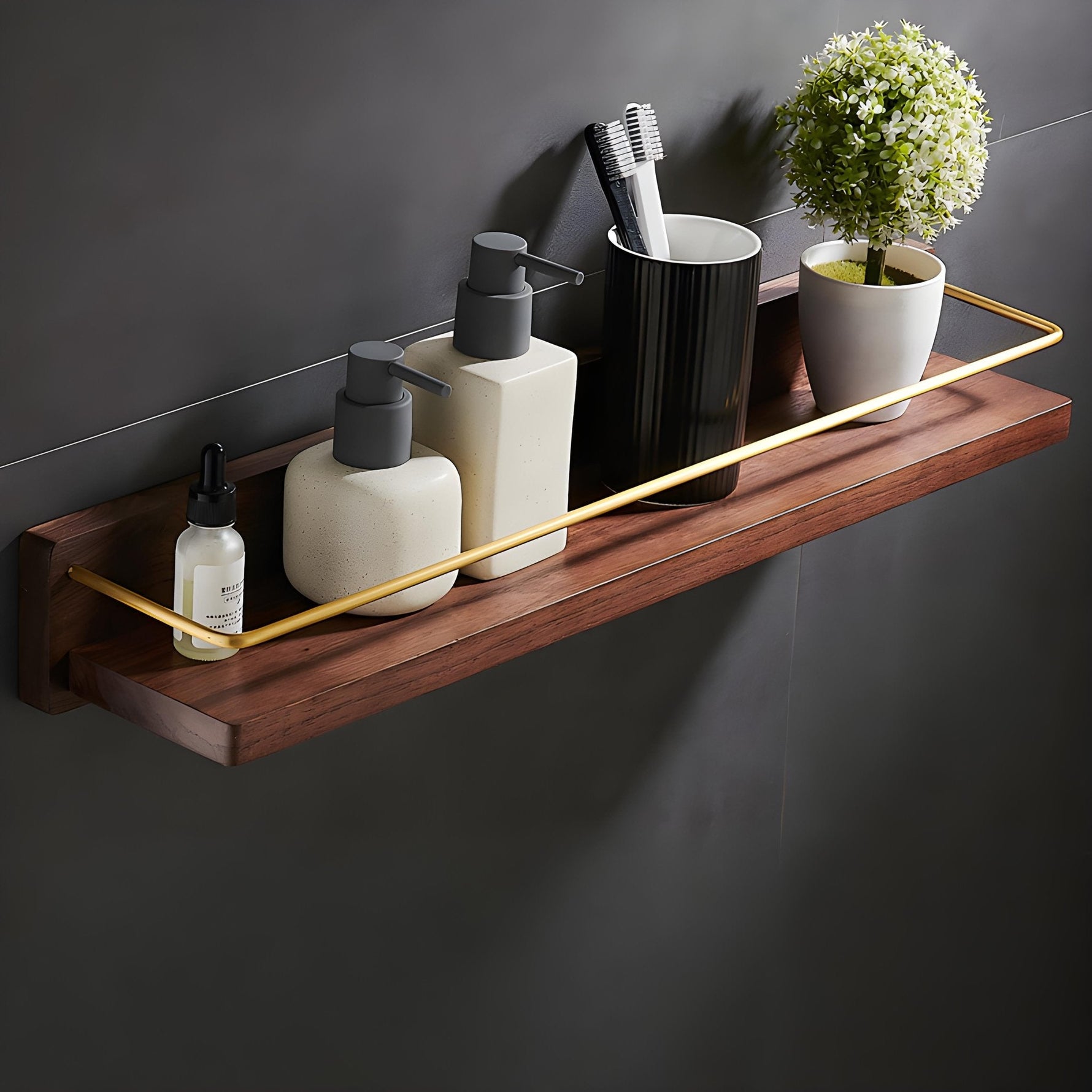 BambooStyle - Elegant Wall Shelf for an Organized Home