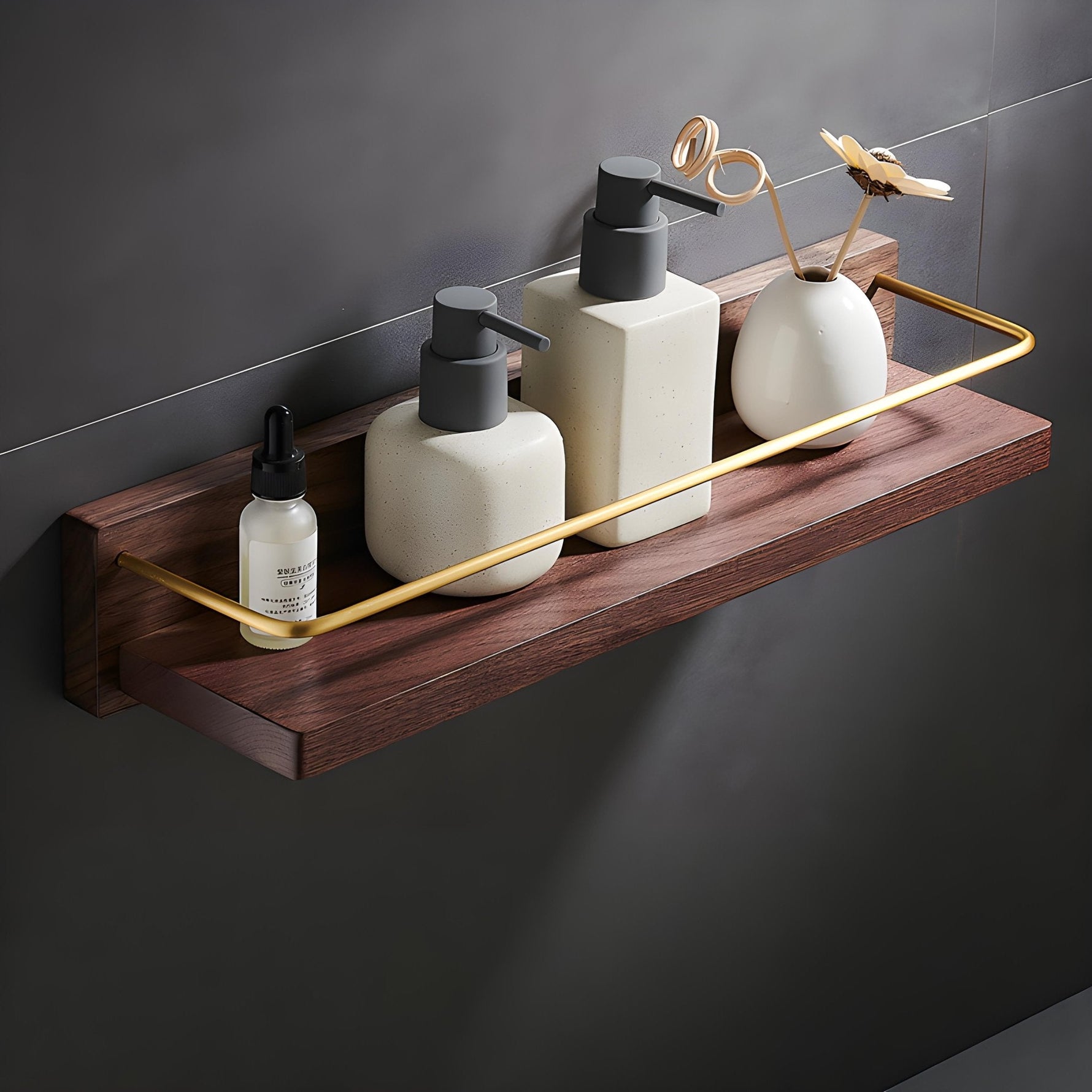 BambooStyle - Elegant Wall Shelf for an Organized Home