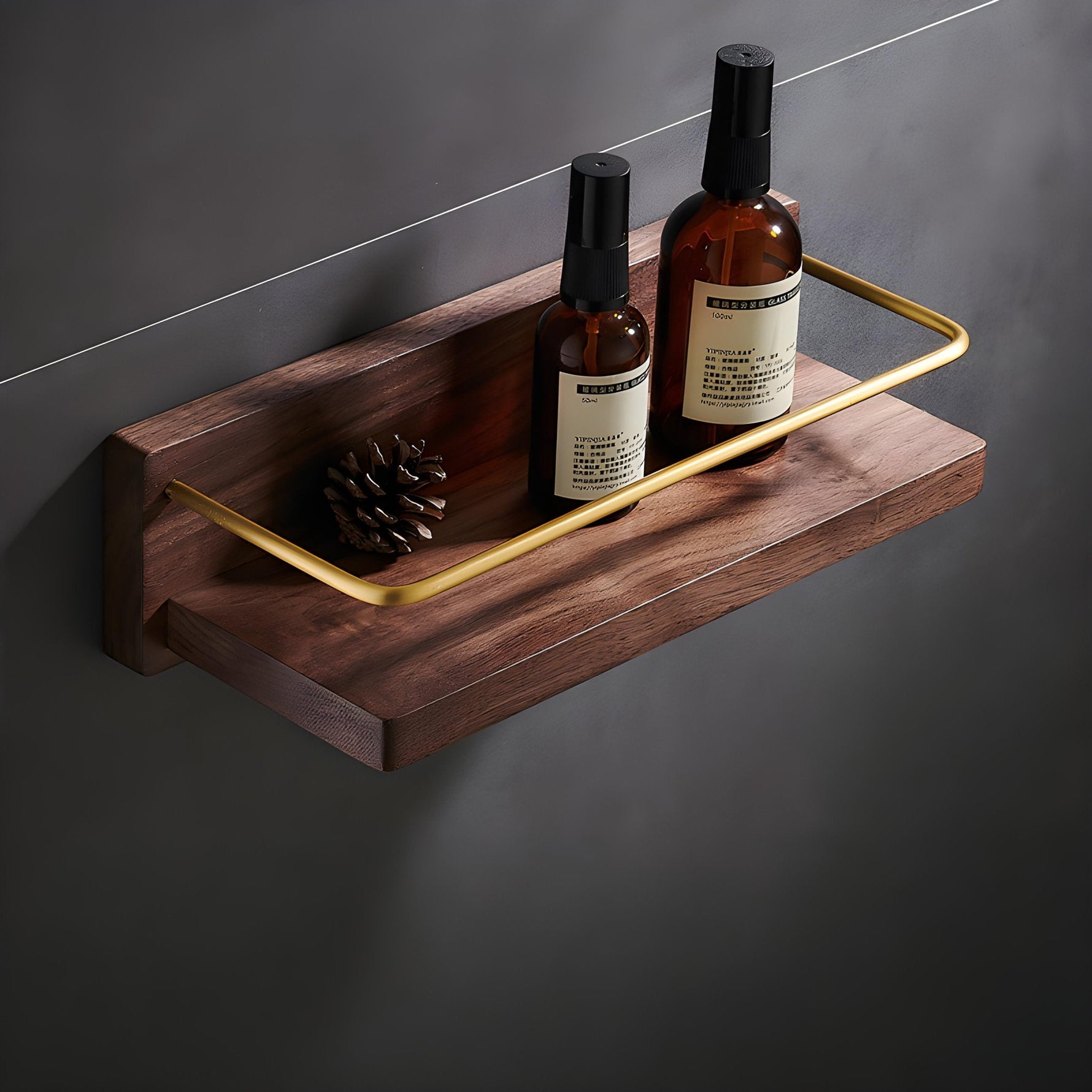 BambooStyle - Elegant Wall Shelf for an Organized Home