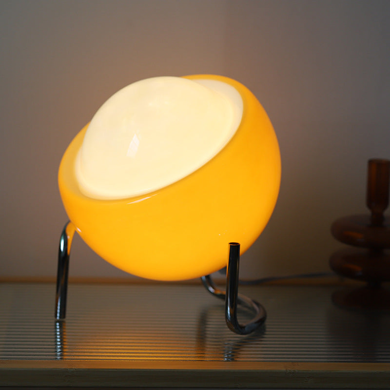 Nordic Style Ambient Light - Retro Glass Orb Table Lamp