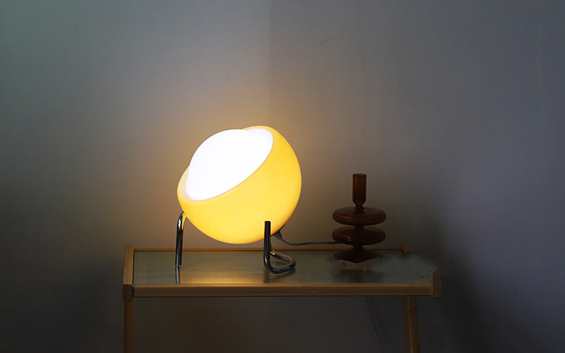 Nordic Style Ambient Light - Retro Glass Orb Table Lamp