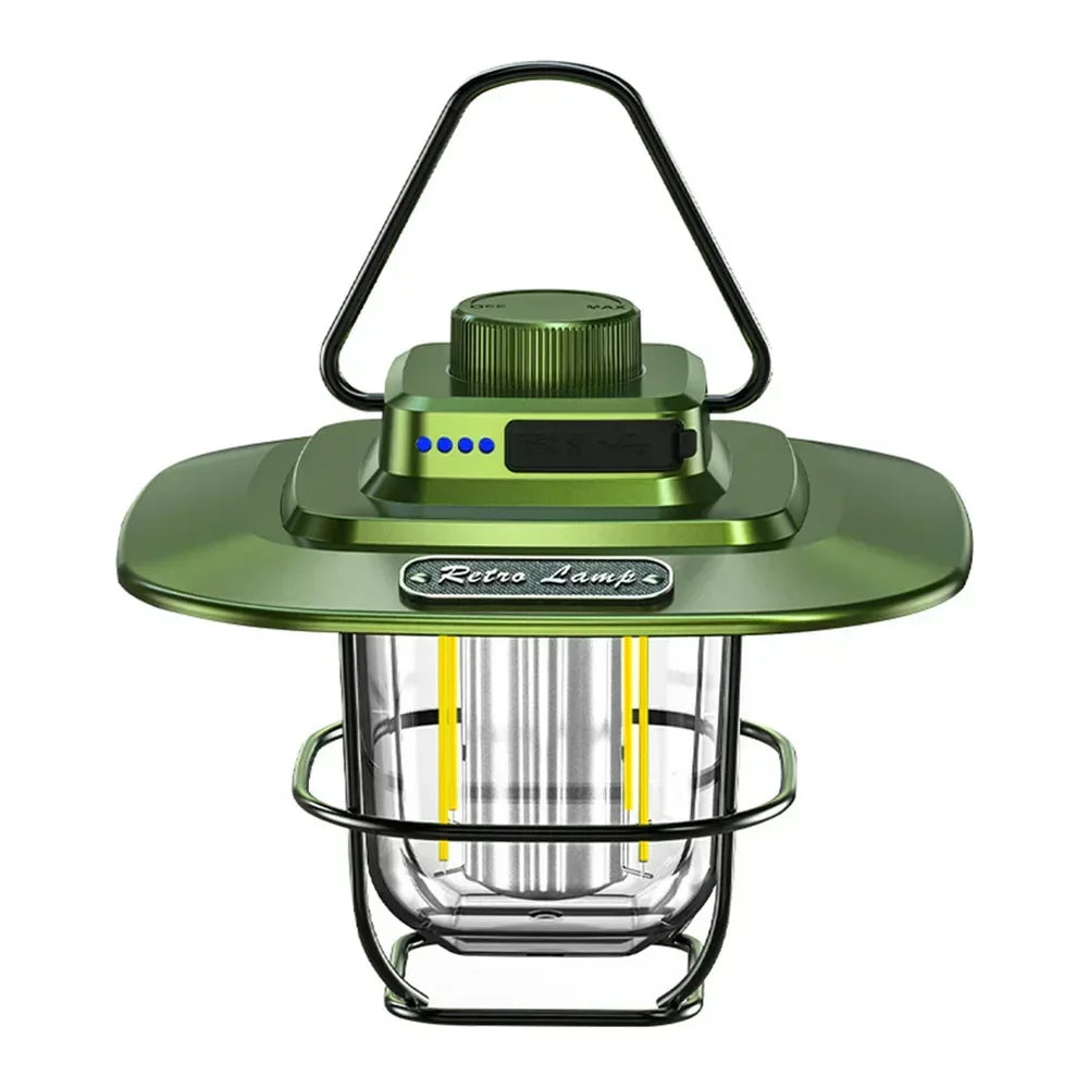 Rechargeable LED Lantern for Camping – Unisex Retro Design