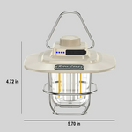 Rechargeable LED Lantern for Camping – Unisex Retro Design