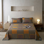 Airy vintage-style cotton blanket for all seasons