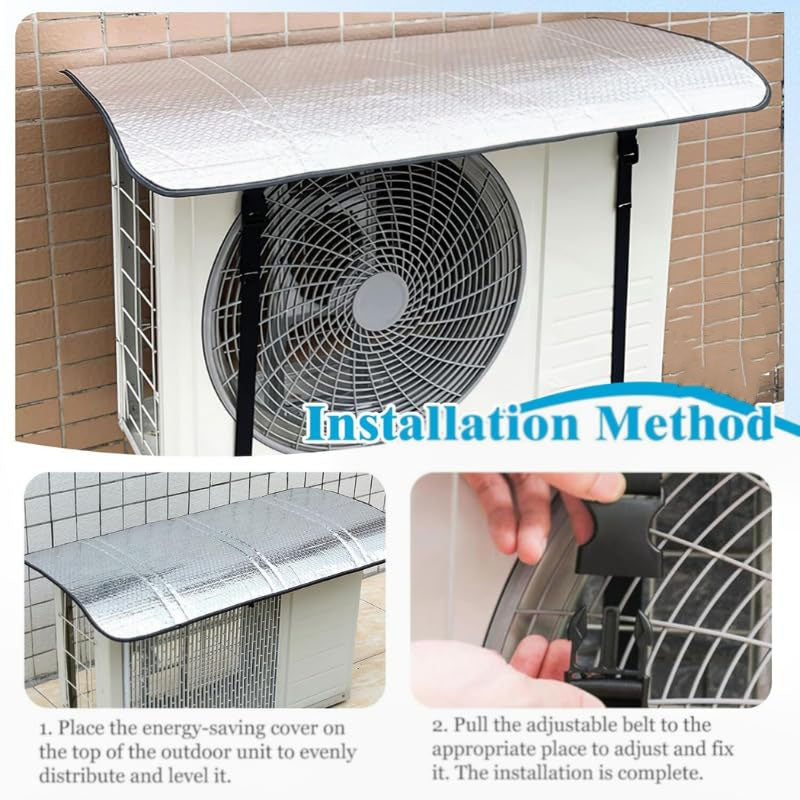 Aluminiumabdeckung für Außeneinheit mit Gurten