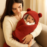 Schlafanzug und Decke für Babys mit Bärenmotiv