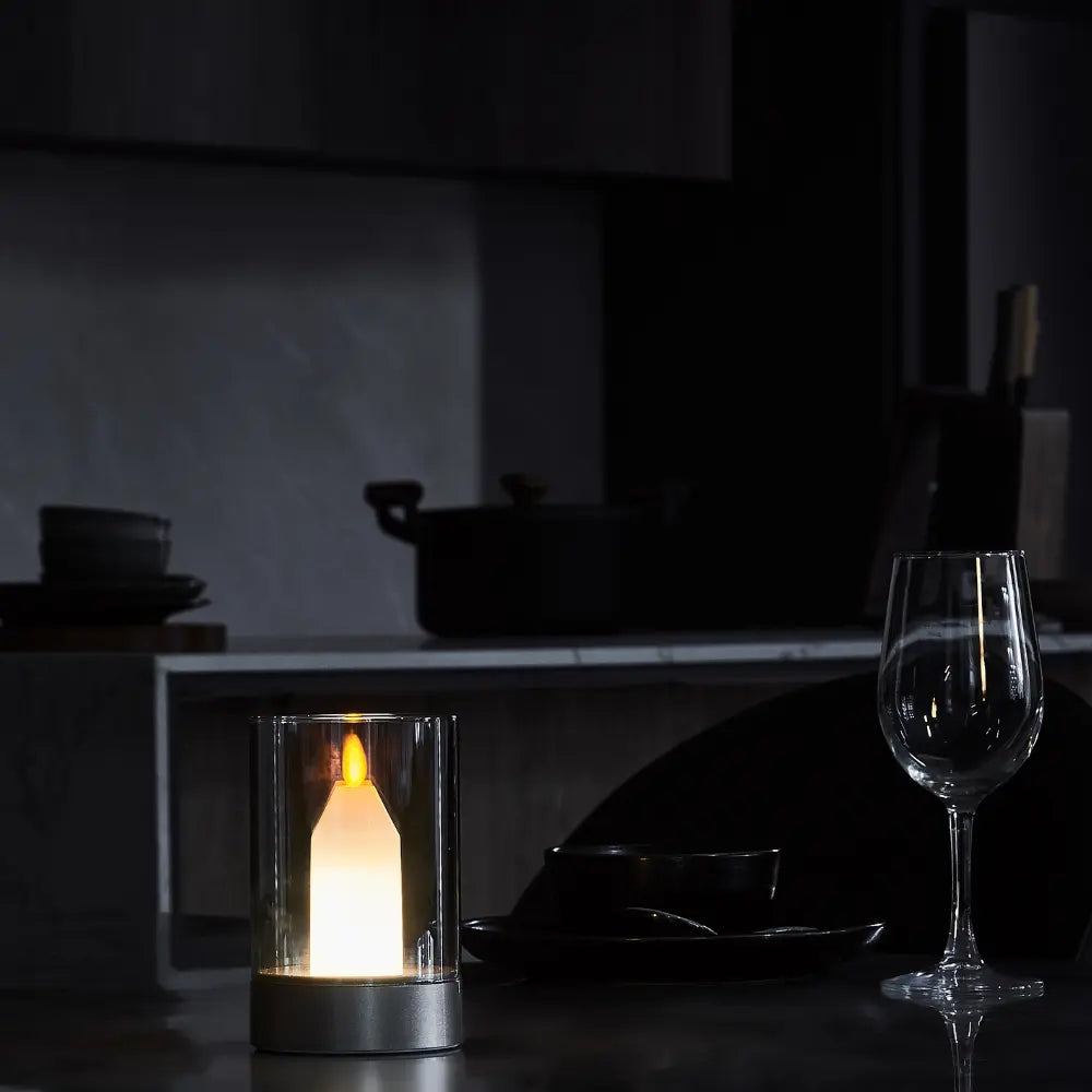 Elegante LED-Kerzenlampe mit Gestensteuerung - Glanzlicht