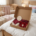 Geschenkset für Babys – Handtuch, Socken oder Haarband & Badebürste