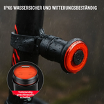 Sicheres Rücklicht für Fahrrad mit 6 Leuchtmodi und Akku