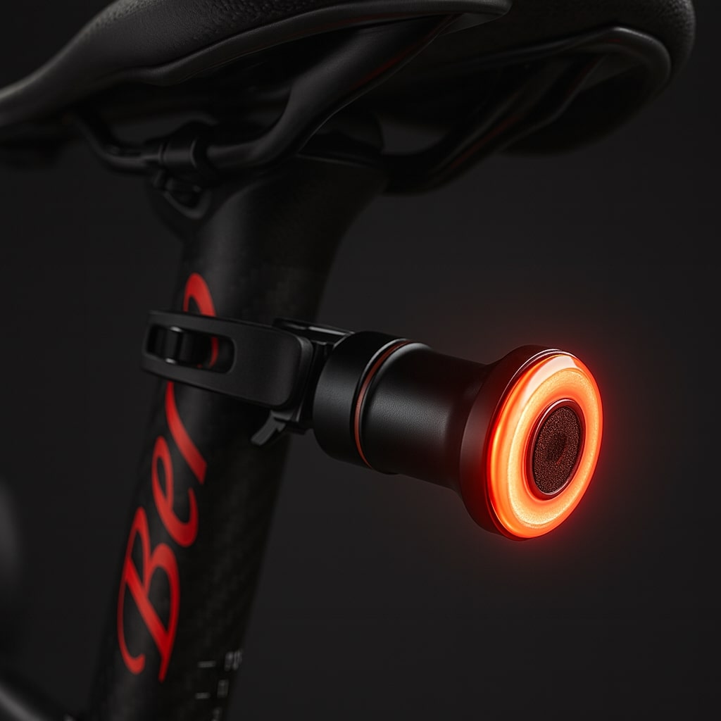 Sicheres Rücklicht für Fahrrad mit 6 Leuchtmodi und Akku