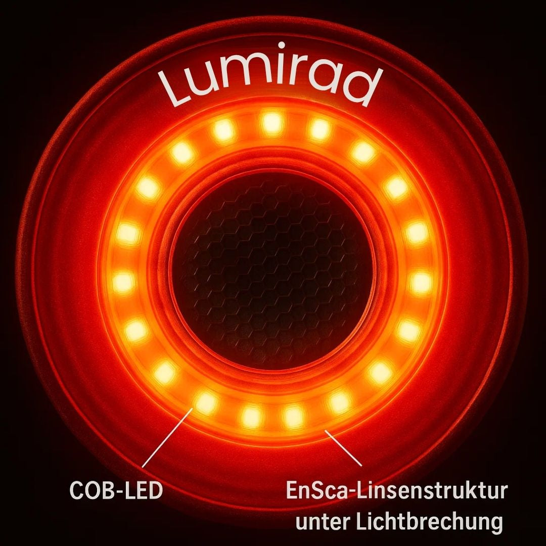 Sicheres Rücklicht für Fahrrad mit 6 Leuchtmodi und Akku