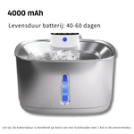 AquaViva | Smarte Trinkbrunnen für Katzen und Hunde – 3,2L Edelstahl mit Filter