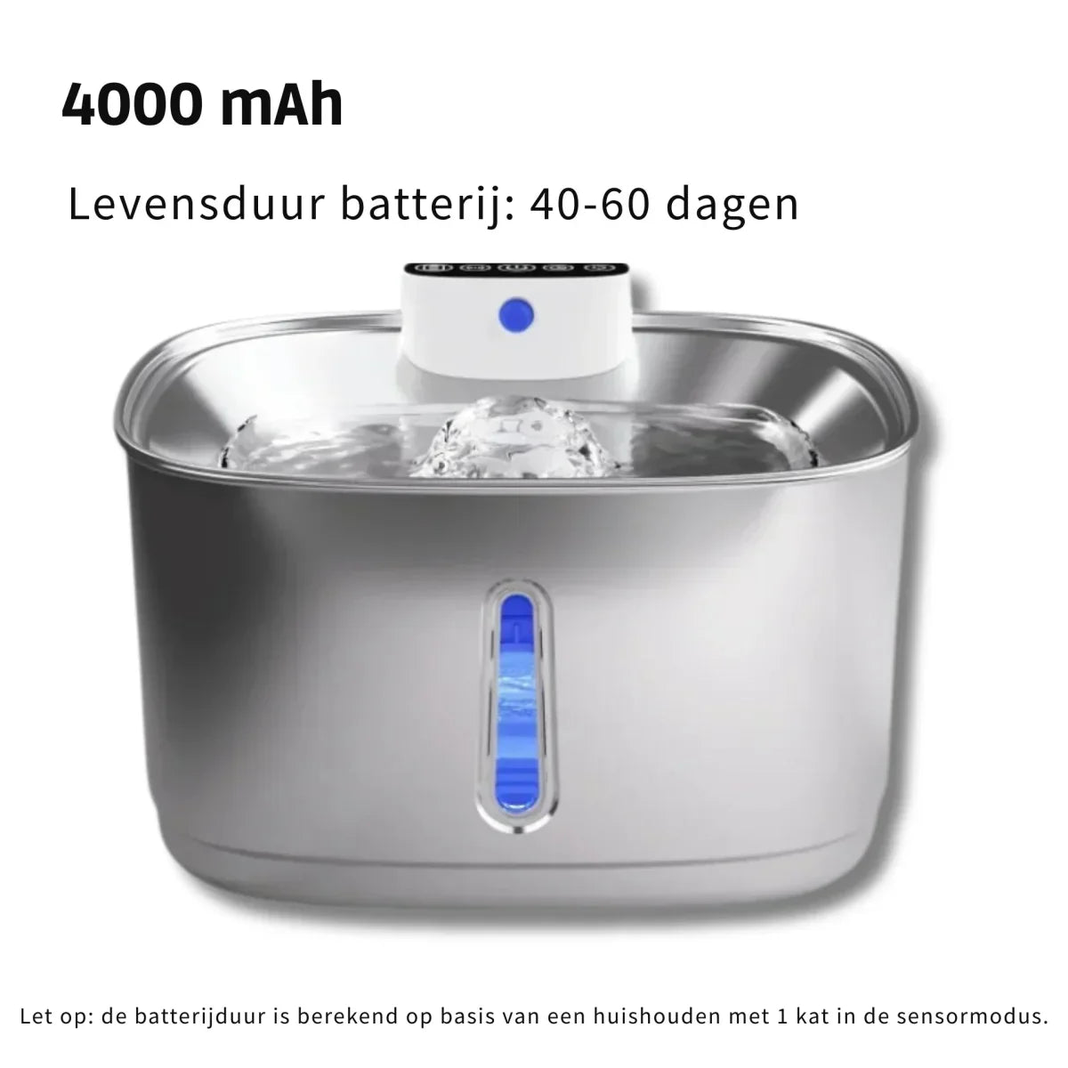 AquaViva | Smarte Trinkbrunnen für Katzen und Hunde – 3,2L Edelstahl mit Filter
