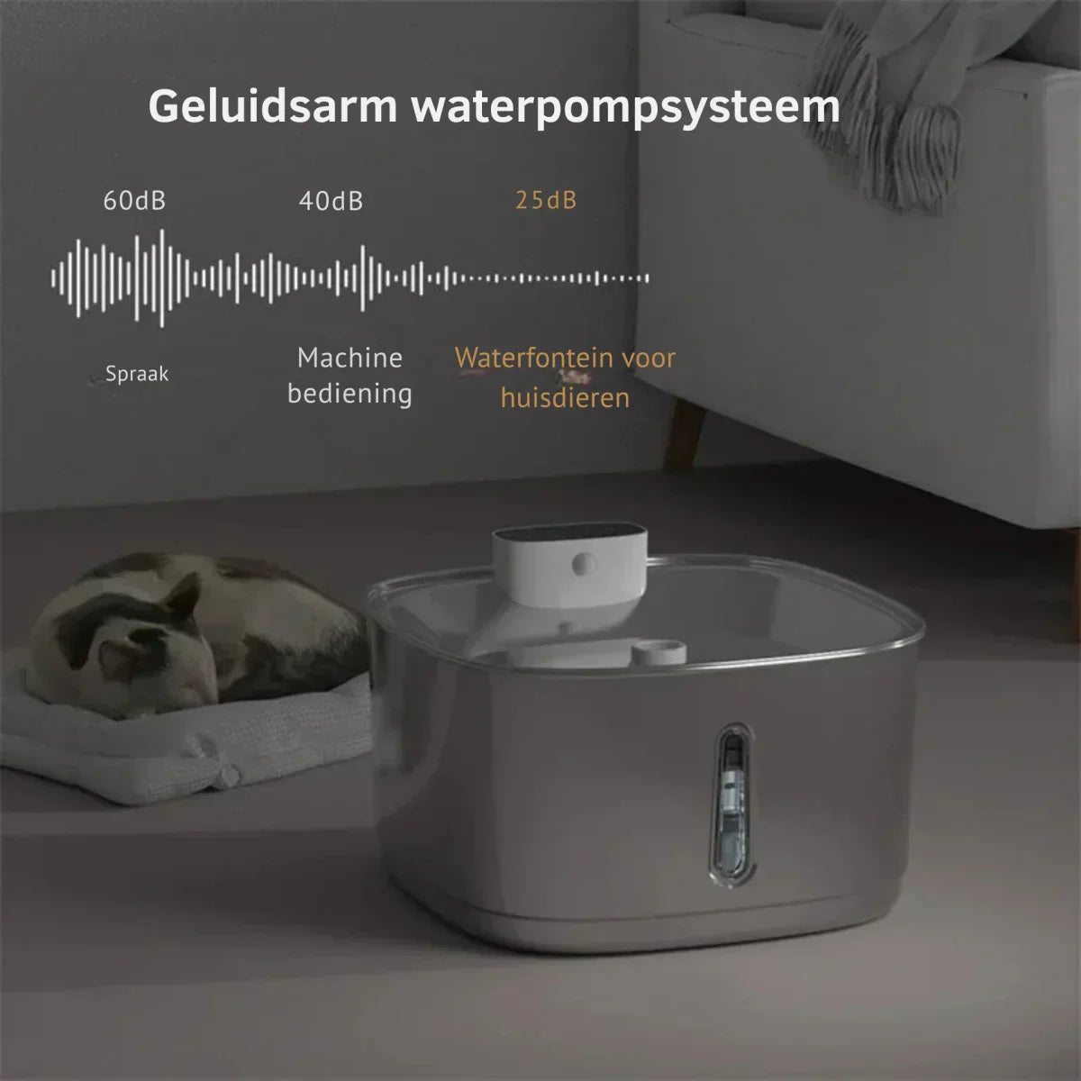 AquaViva | Smarte Trinkbrunnen für Katzen und Hunde – 3,2L Edelstahl mit Filter