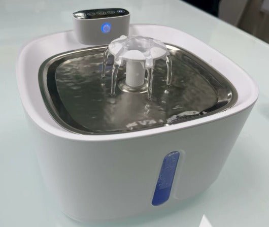 AquaViva | Smarte Trinkbrunnen für Katzen und Hunde – 3,2L Edelstahl mit Filter