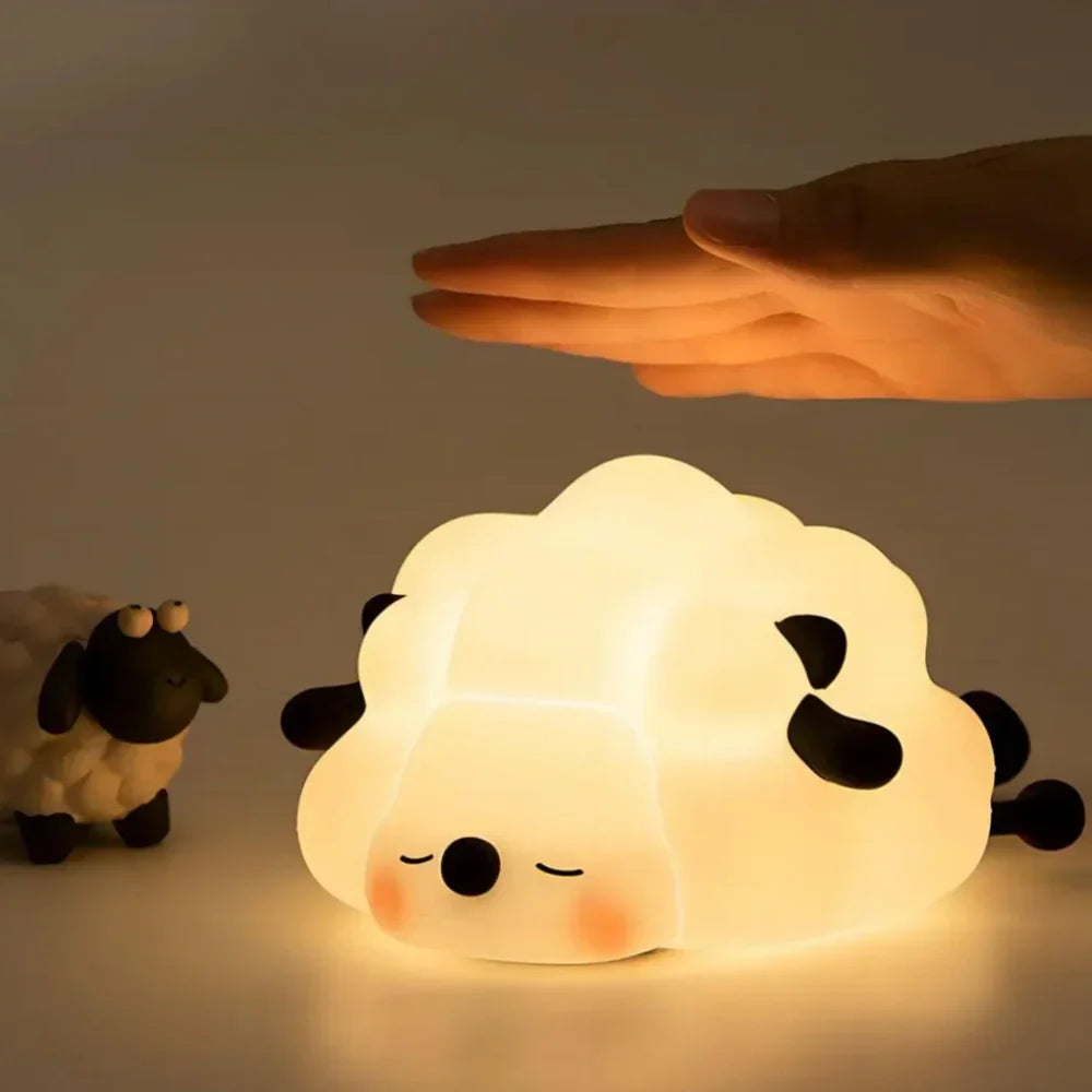 Playful Night Lamp for Children – Rechargeable Silicone Lamp with Colour Change