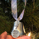 Schmuckanhänger für Weihnachtsbaum – Engel Flügel Glocken Dekoration