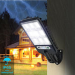 Solarbetriebene LED-Außenlampe mit Bewegungssensor