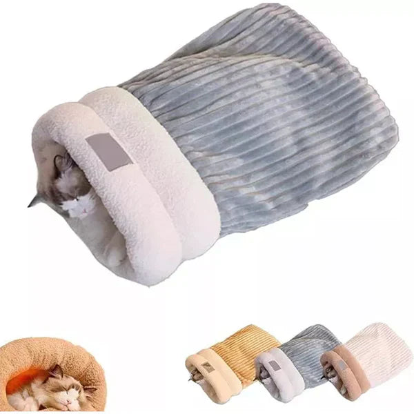 3-lagiger Schlafsack für Katzen und kleine Hunde