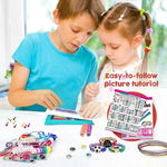 Set für kreative DIY-Freundschaftsbänder
