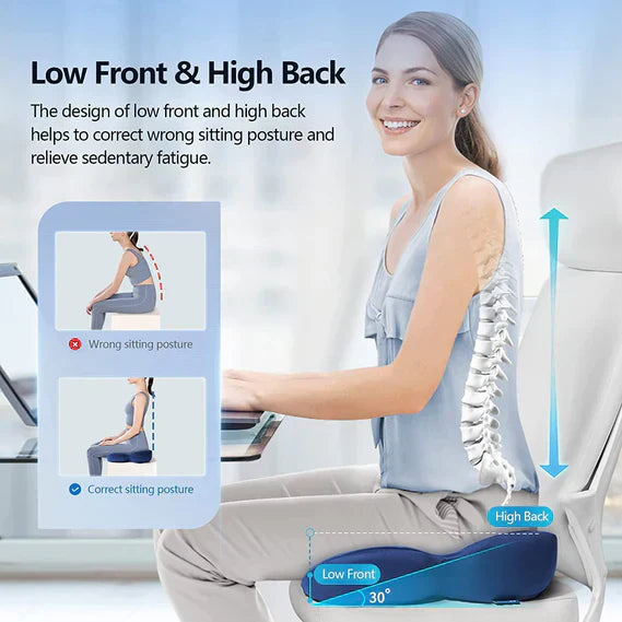 Ergonomisches Sitzkissen mit Memory-Schaum für Komfort