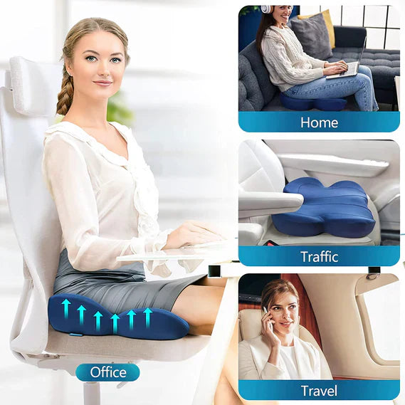 Ergonomisches Sitzkissen mit Memory-Schaum für Komfort