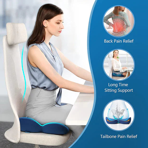 Ergonomisches Sitzkissen mit Memory-Schaum für Komfort