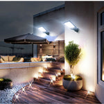 Solarbetriebene LED-Außenlampe mit Bewegungssensor
