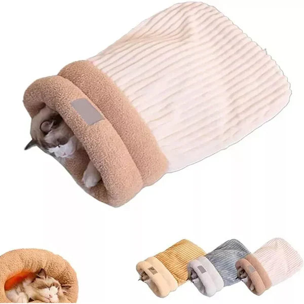 3-lagiger Schlafsack für Katzen und kleine Hunde