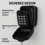 Wandmontierter Schlüsselsafe mit Zahlenschloss – Immer Sicher