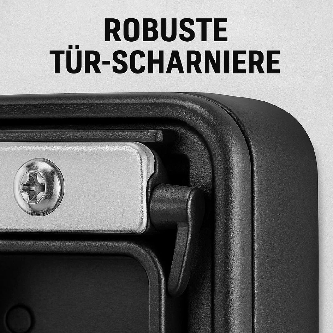 Wandmontierter Schlüsselsafe mit Zahlenschloss – Immer Sicher