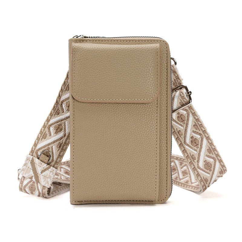 Stylish Mini Shoulder Bag for Smartphones and Money Cards